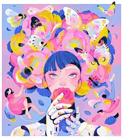 扁平风插画天花板！！宋晨老师yyds - 小红书