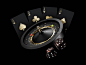 3d-rendering-casino-roulette-wheel-with-pokers-cards-casino-dices-clipping-path-included