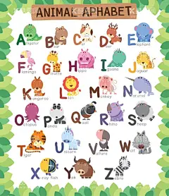 卡通动物英文字母表  - 源文件下载【酷图网】字体,装饰,符号,儿童,动物字母,卡通动物,字母,幼儿园,幼儿识字,字型,儿童卡通字,字符,儿童字母,Q版字母,拉丁字母,艺术字,幼儿教育,卡通字,贴纸,识字,可爱字母,手绘字母,儿童趣味,字母表,树木,学校,幼儿,教育,卡通,动物,可爱,有趣,英文字母,A,B,C,26字母,卡通字母,卡通英文,