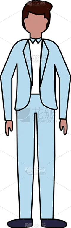 人,婚礼,新郎,扁平化设计,分离着色,可爱的,白色,丈夫,请柬,高雅