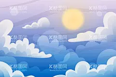 白云背景   - 源文件下载【酷图网】白云背景,白云壁纸,云朵,白云,自然现象,唯美,手绘,卡通,积云,云层,各种形状云