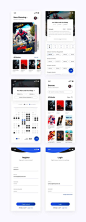 Movie Booking App Free UI Kit Sketch