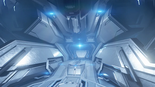 Halo 5: Guardians - Forerunner Interior Environment VFX, John Edwards ...