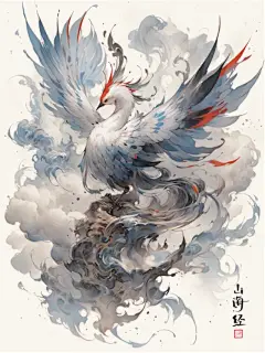 国风插画｜山海经异兽录