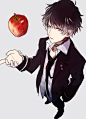 Tags: Anime, Pixiv Id 633485, Diabolik Lovers ~Haunted dark bridal~, Mukami Ruki, Vampire, Fantasy, Apple