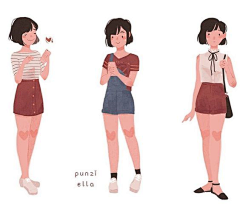 未央无双采集到插画师-punziella