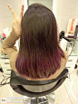 诞登苏荣Niko分享的女士染发--#原创作品#紫色渐变