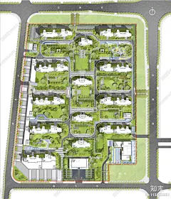 武汉蓝光雍景香榭居住区景观施工图下载【ID:1132655651】