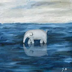 [有鹿为安Ulu]原创插画现代简约文艺清新装饰画客厅卧室墙画挂画-淘宝网