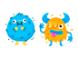 Silly Monsters by Manu on Dribbble