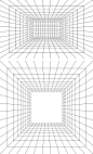 透视网格,网格,透视格子,蒸汽波,