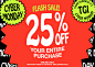 Cyber Monday 25% Off Flash Sale