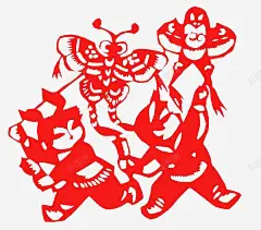 剪纸高清素材 页面网页 平面电商 创意素材 png素材