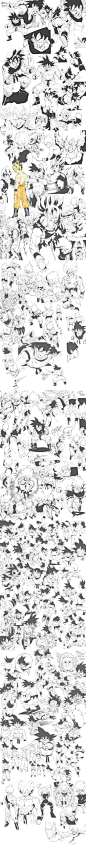 学习了！画师 おるとろ的人体练习手稿！ #绘画素材# #人体动态# #画画素材#