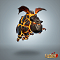 Clash of Clans - Lava Hound, Supercell Art : © 2012 Supercell Oy.