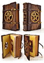 其中包括图片：The last one wooden Grimoire... by alexlibris999 on DeviantArt