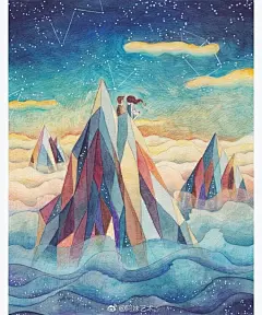插画欣赏|一组蓝色系的治愈系作品
来自插画师 Gemma Capdevila，她擅长用深邃的蓝色创造了一个静谧温馨的童话世界，其画充满动感又让人宁静，画面简单纯粹却又蕴含满满的故事性，颠覆了以往蓝色带给我们的忧郁悲伤的印象。

插画水彩手绘 ​​​​