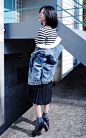 適合MIXXO 韓系快時尚、TOP、DENIM JACKET、SKIRT、ZARA、MIXXO的穿搭