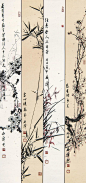 【戊戌（2018）年作 四君子 镜片 纸本】拍卖品_图片_价格_鉴赏_绘画_雅昌艺术品拍卖网