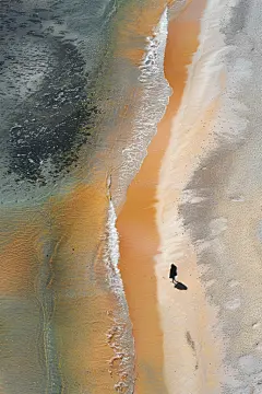 海滩风光创意背景图片