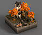 Elusive One on Twitter : “A house in autumn, designed and rendered with #MagicaVoxel (color adjustments in PS)”