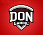 DON游戏 战队logo 游戏 电子竞技 盾牌 红色 运动 商标设计  图标 图形 标志 logo 国外 外国 国内 品牌 设计 创意 欣赏