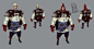 #杂图志# Mikhail Rakhmatullin之前为手游"Catacomb hero"做的一些图 AS:O网页链接