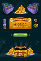 Slots Social Game | GUI Design on Behance