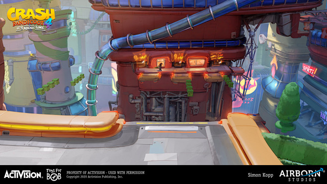 {游戏系列} 美国 Crash 4（场景...