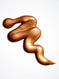 smear of bronzer