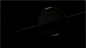 土星 The Sun passing behind Saturn高清视频素材