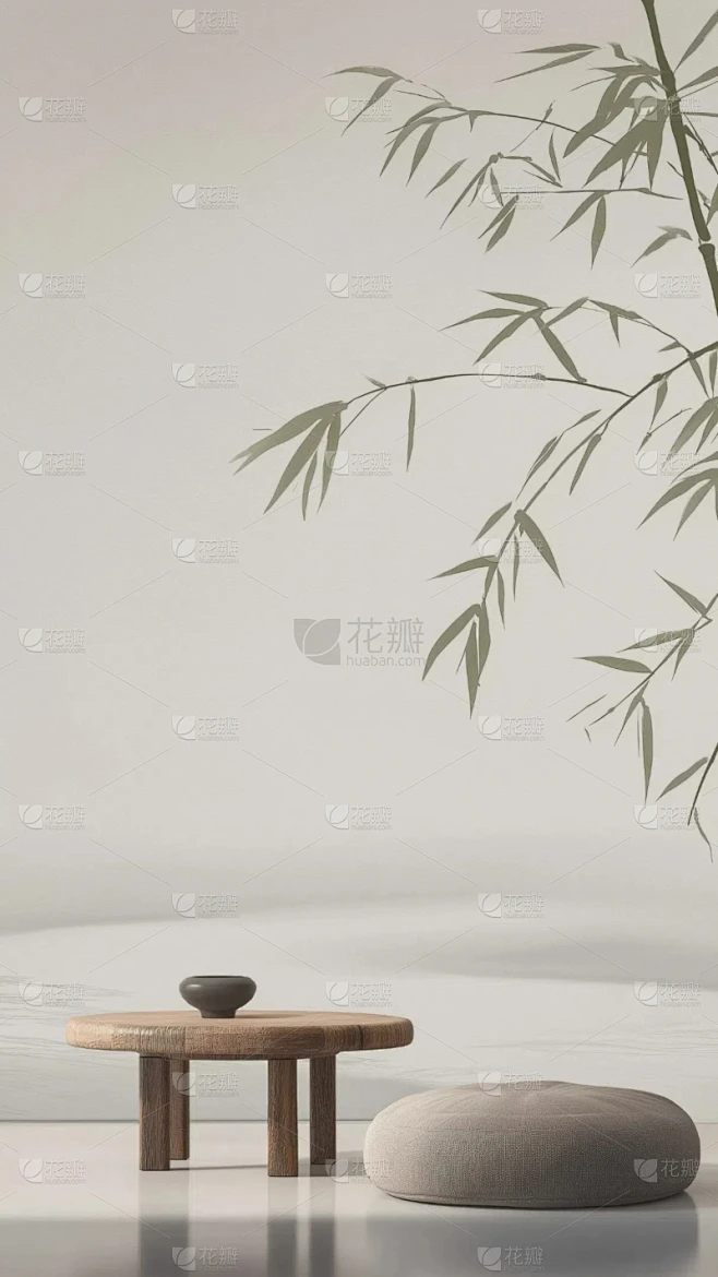 中国风通用写实中式禅意简约背景素材-花瓣网