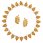 地段235 - 黄金和养殖珍珠项链叶，Buccellati的吉安马里亚，对黄金叶夹式耳环，Buccellati的黄金和养殖珍珠项链叶，Buccellati的吉安马里亚，对黄金叶夹式耳环，Buccellati的18万吨，质感的黄金叶组成的项链抛光黄金矿脉，间隔约7.4毫米，签署意大利吉安马里亚Buccellati的，由24颗珍珠，金箔质感夹式耳环，抛光的白色黄金矿脉中心，签署了Buccellati的，意大利，约40万载重吨。长度为15英寸。签署的情况下。格林威治村集电极c属性估计4,000-6,000美元