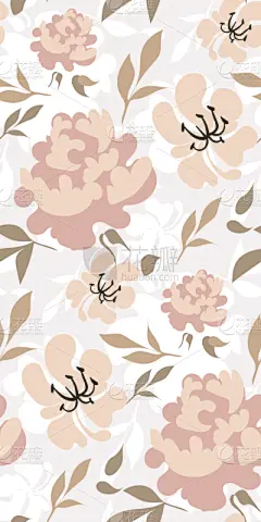 摆拍,现代,花纹,纺织品,壁纸,春天,装饰物,植物,绘制,花