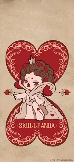泡泡玛特神秘使者SKULL PANDA壁纸 - 小红书