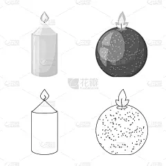 计算机图标,火焰,分离着色,蜡烛,红色,浪漫,圆柱体,放松,收集