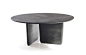Contemporary table / marble / resin / MDF - TOBI-ISHI - B&B Italia - Videos