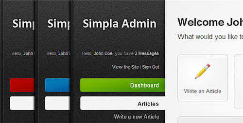 admin template