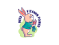 兔子胡萝卜卡通LOGO-字体传奇网（ZITICQ）