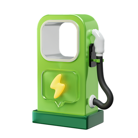 Eco Battery 3D Icon