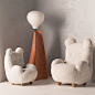 Cuddly bear-like chairs / France / Pierre Yovanovitch·椅子