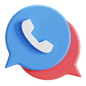 Calls  3D Icon
