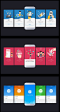 APP引导页设计_移动设备_APP界面_GUI_超人他哥