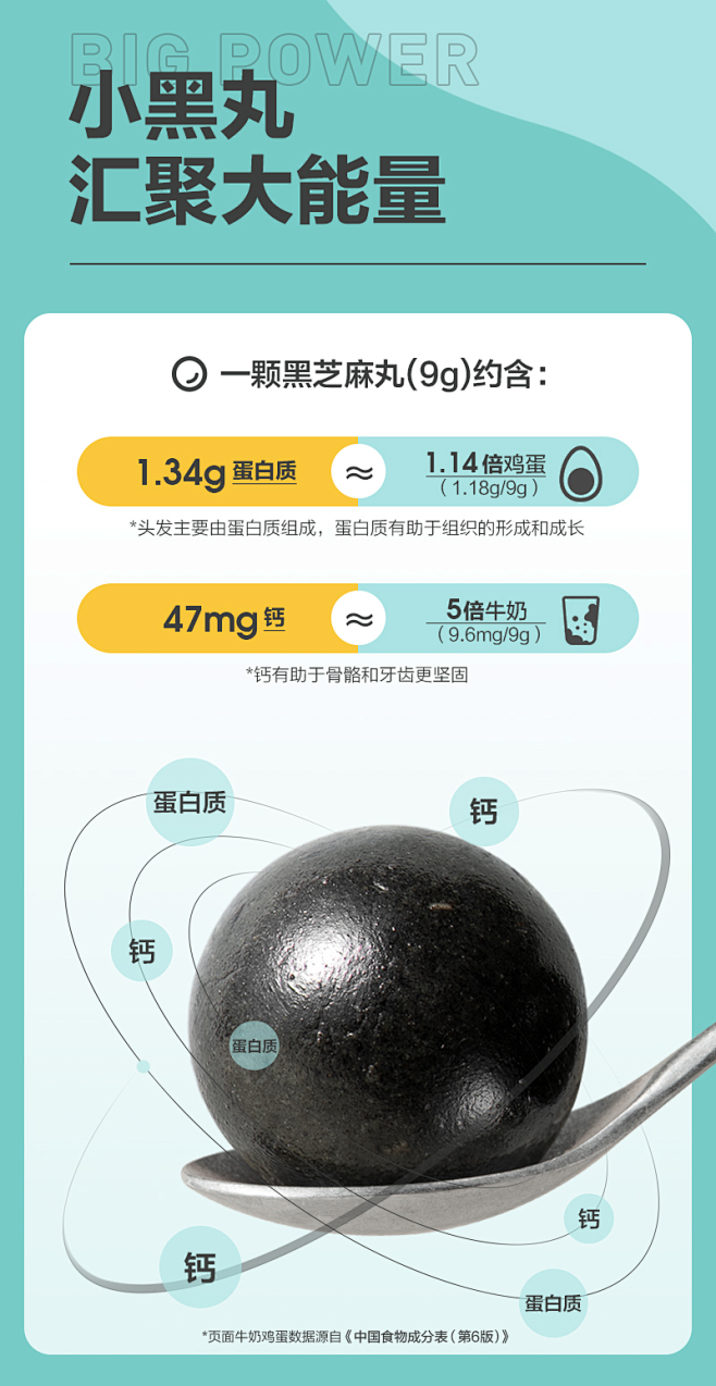五谷磨房黑芝麻丸手工糕点芝麻丸子芝麻球即...