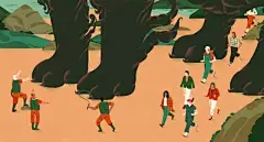 【插画先锋】生活的调色盘 : 人生静谧之处，自有色彩斑斓的画卷。