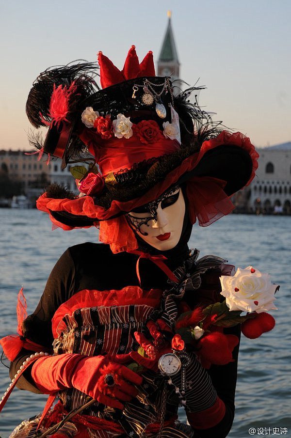 “威尼斯面具” 独特的巴洛克风格华丽装饰...