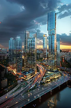 AI数字艺术房地产城市航拍摄影图-众图网