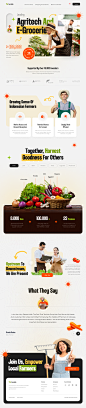 Farmhub Agricultural Bussines Website by Arhansyah APP for Plainthing Studio on Dribbble