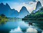  AI绘画：山水之美，桂林漓江的仙境之旅  - 小红书