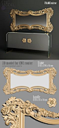 A1190 FRAME mirror cnc-model.com 3D model for cnc router 3D furniture